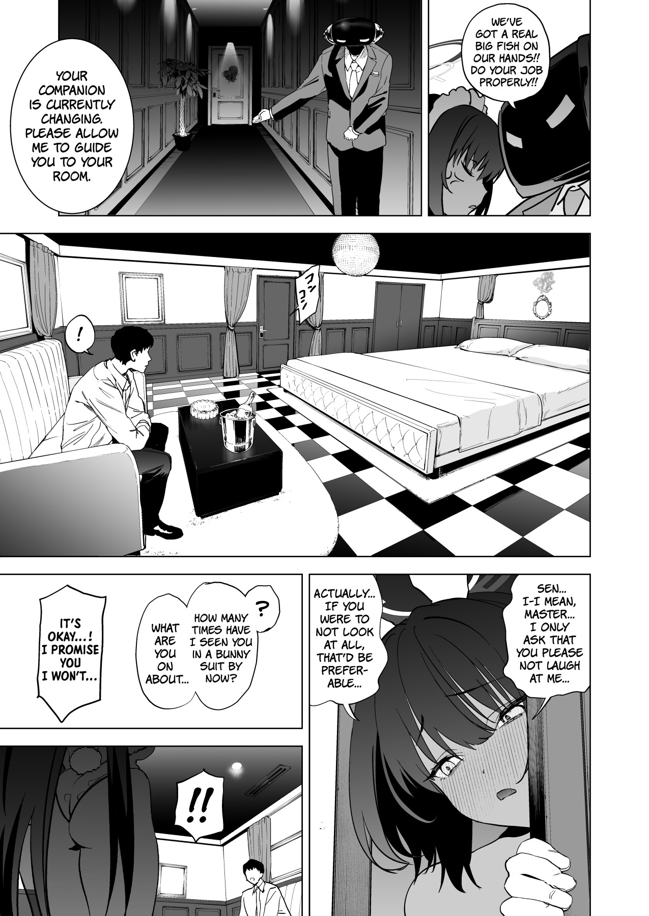 Hentai Manga Comic-Karin's Ass In The Transparent Bunny Suit-Read-6
